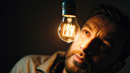 Expression of a creative idea in business and logical thinking