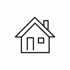 house real estate property icon sign vector