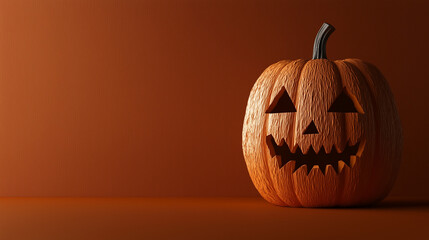 A Helloween background with pumpkin