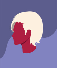 silhouette of a girl