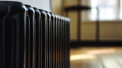 Modern Radiator in a Cozy Interior