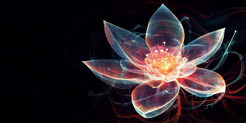 Obraz premium flower fractal
