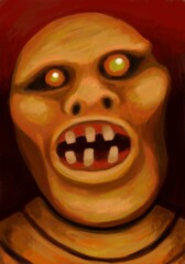 Alien creature, sketch - digital painting © neurostructure