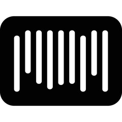 Simple vector icon barcode
