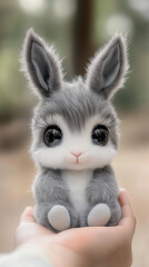 portrait of a baby goat