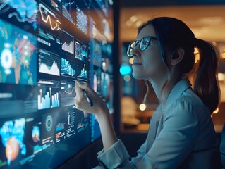 Digital Marketing Team Brainstorming Campaign Ideas Through Collaborative Virtual Platform