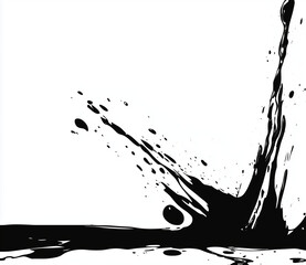 black splat background