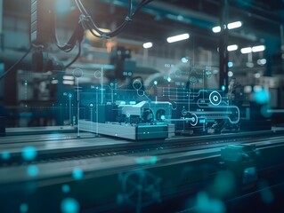 Centralized Digital Twin of Industrial Manufacturing Facility Showcasing Efficiency and Innovation