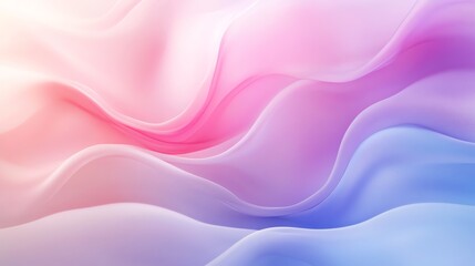Obraz premium Abstract colorful background with soft, flowing waves.