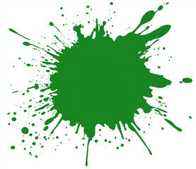 a ink splash on a white backeground