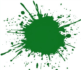 a ink splash on a white backeground