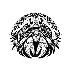 Fototapeta premium hermit crab in bohemian