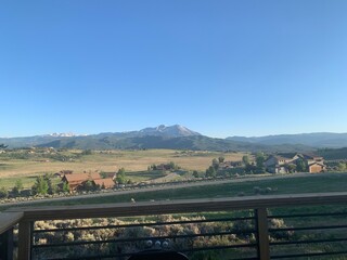 view from the top of the hill