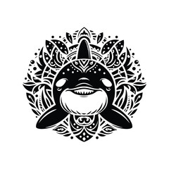 Fototapeta premium orca fish in bohemian