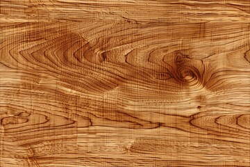 Fototapeta premium Wooden oak surface showcasing intricate grain patterns and textures. The warm tones of the wood create a natural and inviting appearance, ideal for backgrounds or design elements.