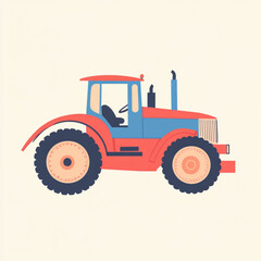 red tractor