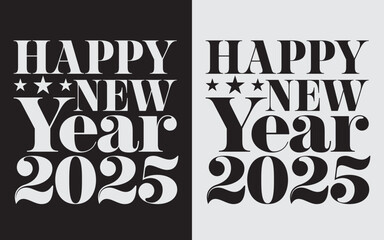 Happy New Year 2025, Happy New Year SVG	