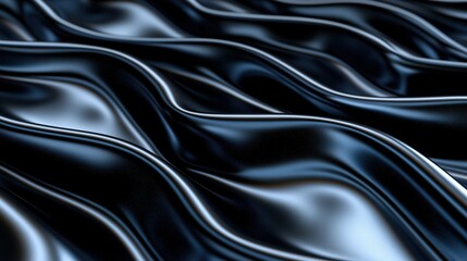 Obraz premium A detailed shot of undulating texture featuring monochromatic pattern on top and base