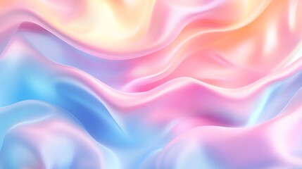 Fototapeta premium Abstract colorful background with soft flowing waves.