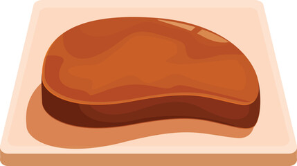 Juicy grilled beef steak resting on a wooden cutting board, ready to be enjoyed