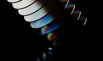 Abstract Composition of Colorful Discs