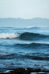 waves on the sea blue pretty surf