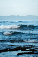 waves on the sea blue pretty surf