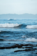 waves on the sea blue pretty surf