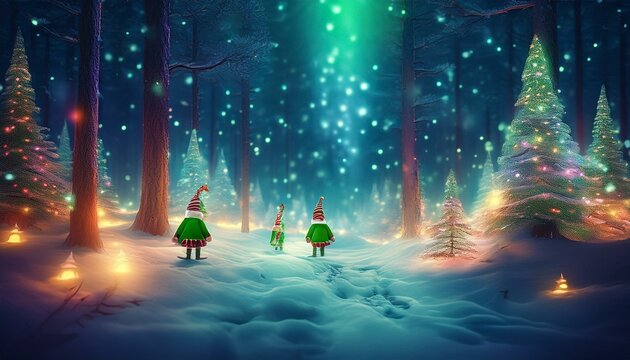 Winter Elfen Land Weihnachten Nordpool