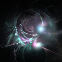 purple blue abstract pattern on black background, wallpaper, design