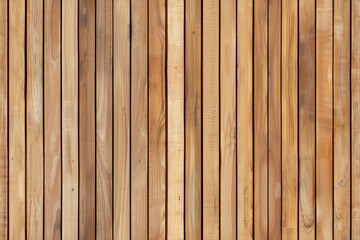 Fototapeta premium Wooden siding panel wall featuring vertical planks with varying shades of brown and texture, showcasing natural wood grain patterns.