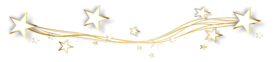 Gold Banner Band Hintergrund Gold Stern Sterne