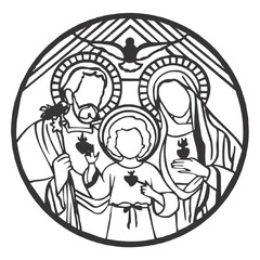 Sacred Family, sagrada fam&iacute;lia, jesus
