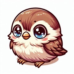 Fototapeta premium Cute Little Sparrow Charm