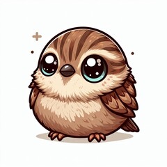 Fototapeta premium Sweet Sparrow Delight