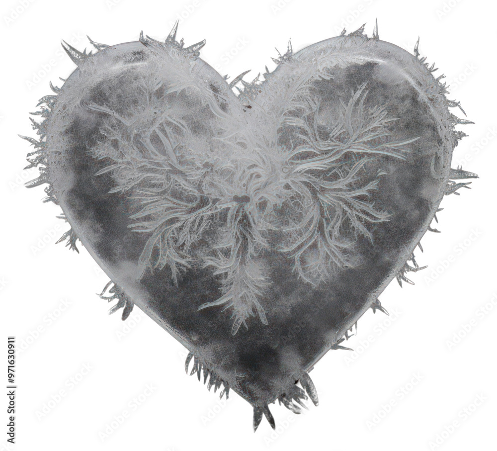 Poster PNG Heart ice creativity drawing.