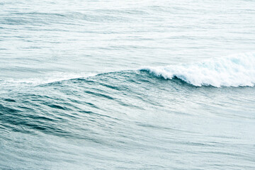 wave of the sea blue break