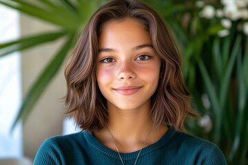 Fototapeta premium A transgender teenâ€™s journey, finding self-acceptance and support from their chosen family and community