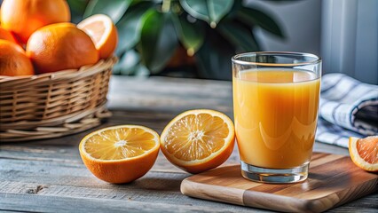 glass of orange juice