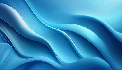 Obraz premium 波打つ青の写真,シンプルかつ美しい,陰影もあり立体的