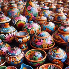 Fototapeta premium Töpferware aus Spanien