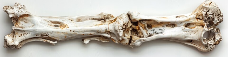 Fototapeta premium bone on white background.