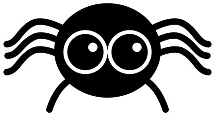 Spider Art | Cute Arachnid Cartoon | Vector Insect Character