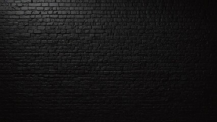 black brick wall, dark background for design (4) generative AI