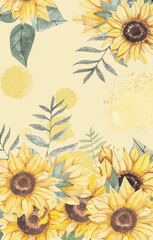 flower natural cute beautiful background yellow
