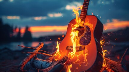 Join our summer beach bash  bonfire, acoustic guitar, and sunset marshmallow roasting fun