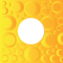 Radiant Rings Yellow Circle Background Design for background, banner, website template, social media, poster, sale banner and more