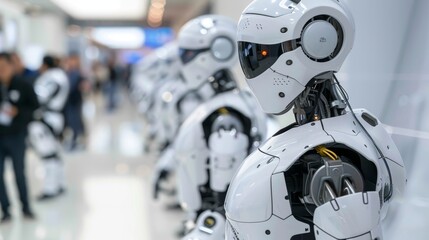 Fototapeta premium Futuristic ai revolutionizes investment strategies by analyzing trends for better returns