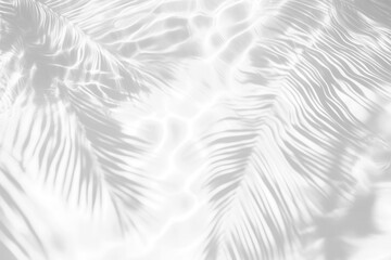 PNG Palm leaves shadow on water background abstract texture.