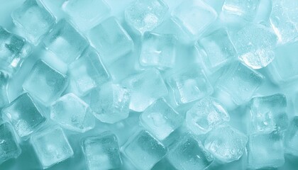 Abstract background with ice cubes
